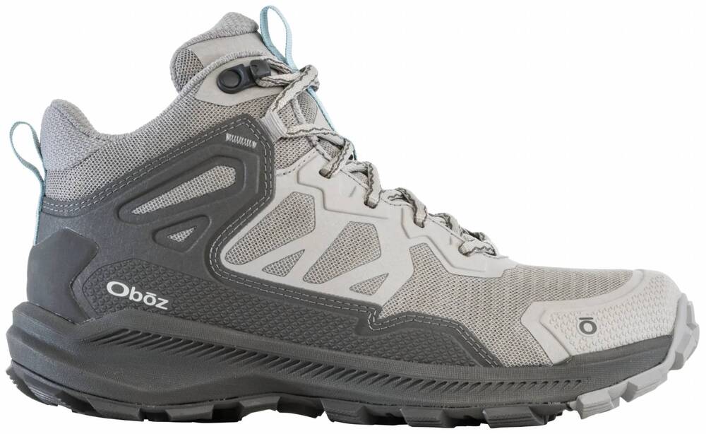 NEW OBOZ women's katabatic mid shoe in drizzle